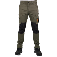 Harwork Hw - Pantalón Cargo Dakota Spándex Verde Oliva