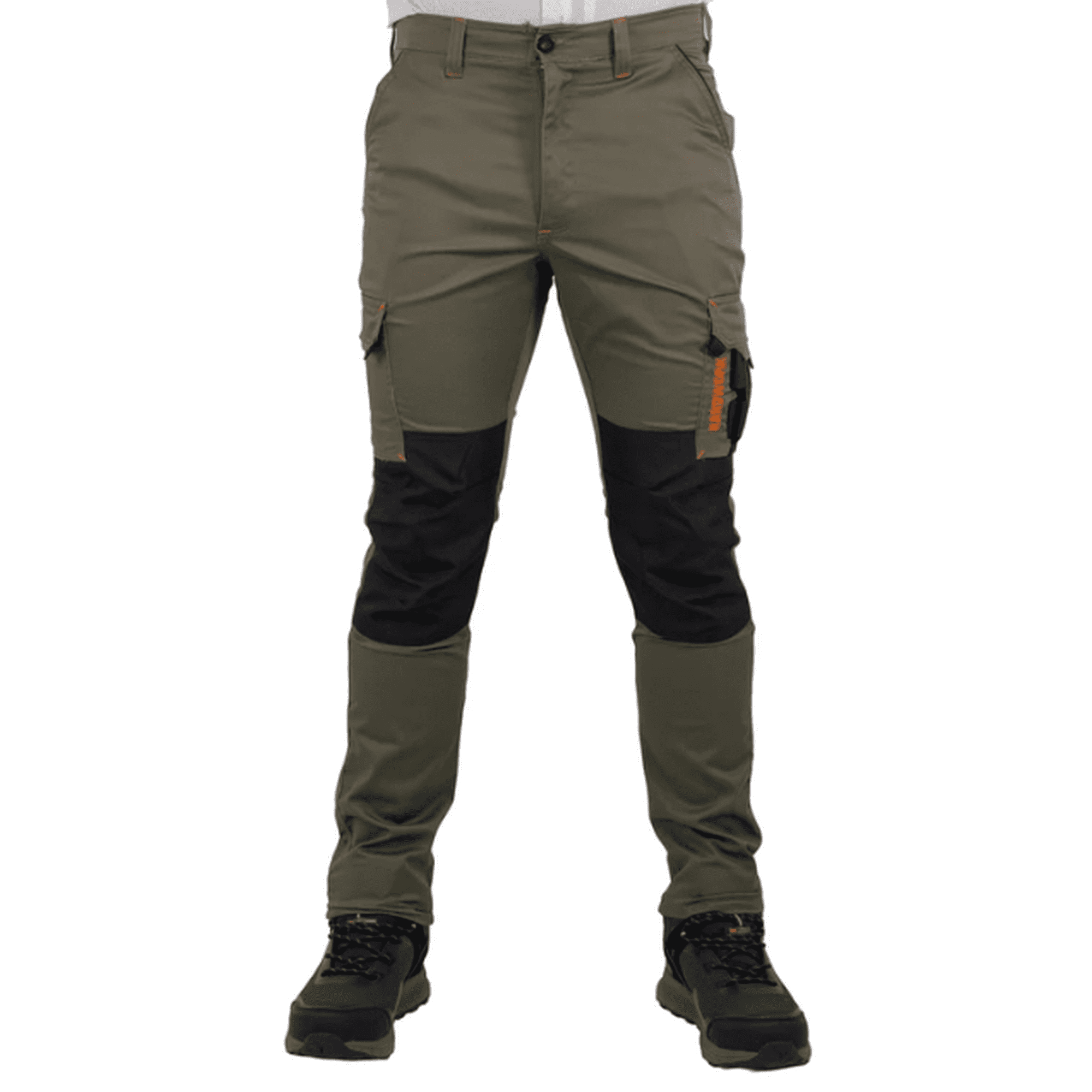 Harwork Hw - Pantalón Cargo Dakota Spándex Verde Oliva