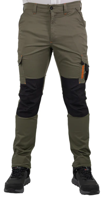 Harwork Hw - Pantalón Cargo Dakota Spándex Verde Oliva