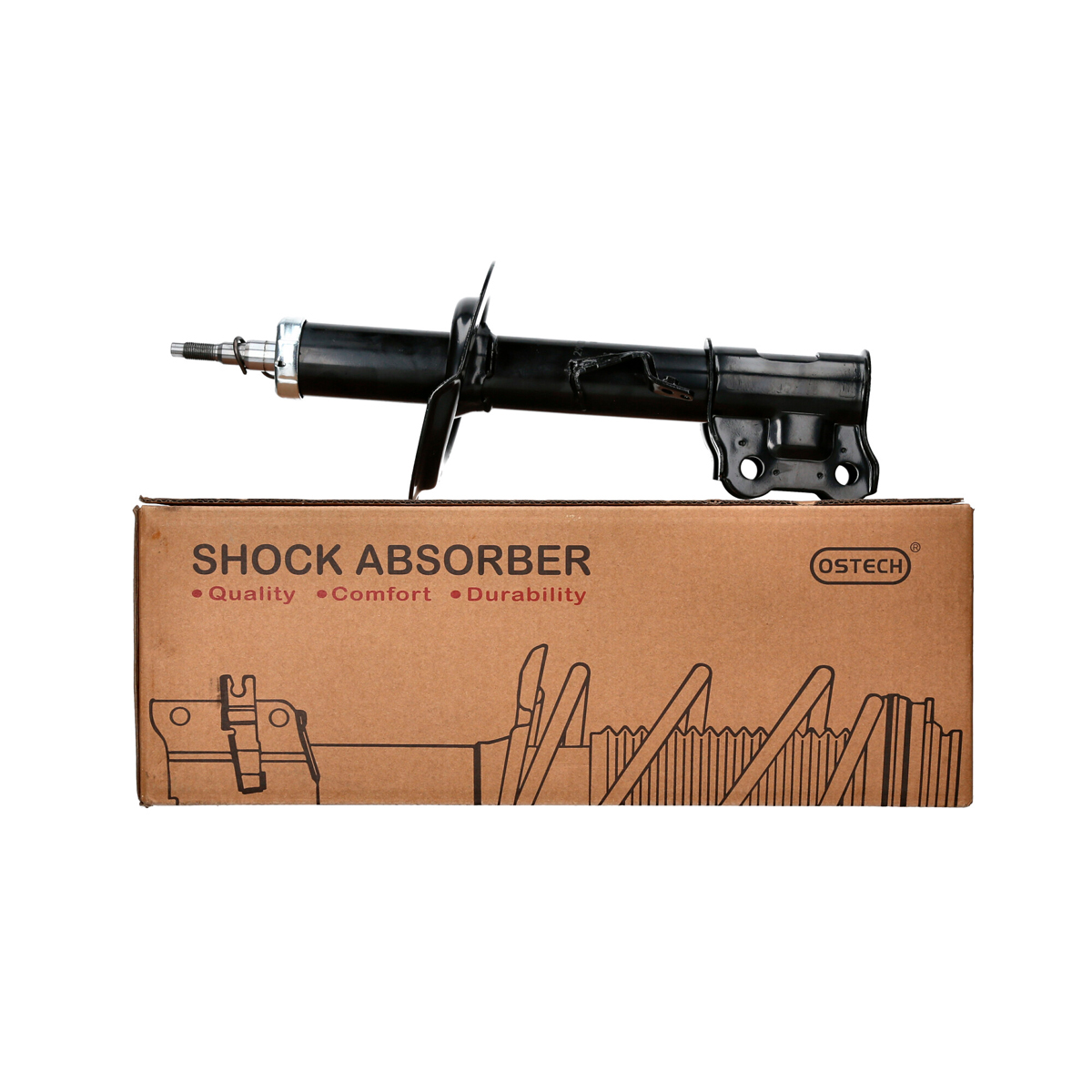 Ostech - Juego De 4 Amortiguadores Changan Cs35 2013-2021