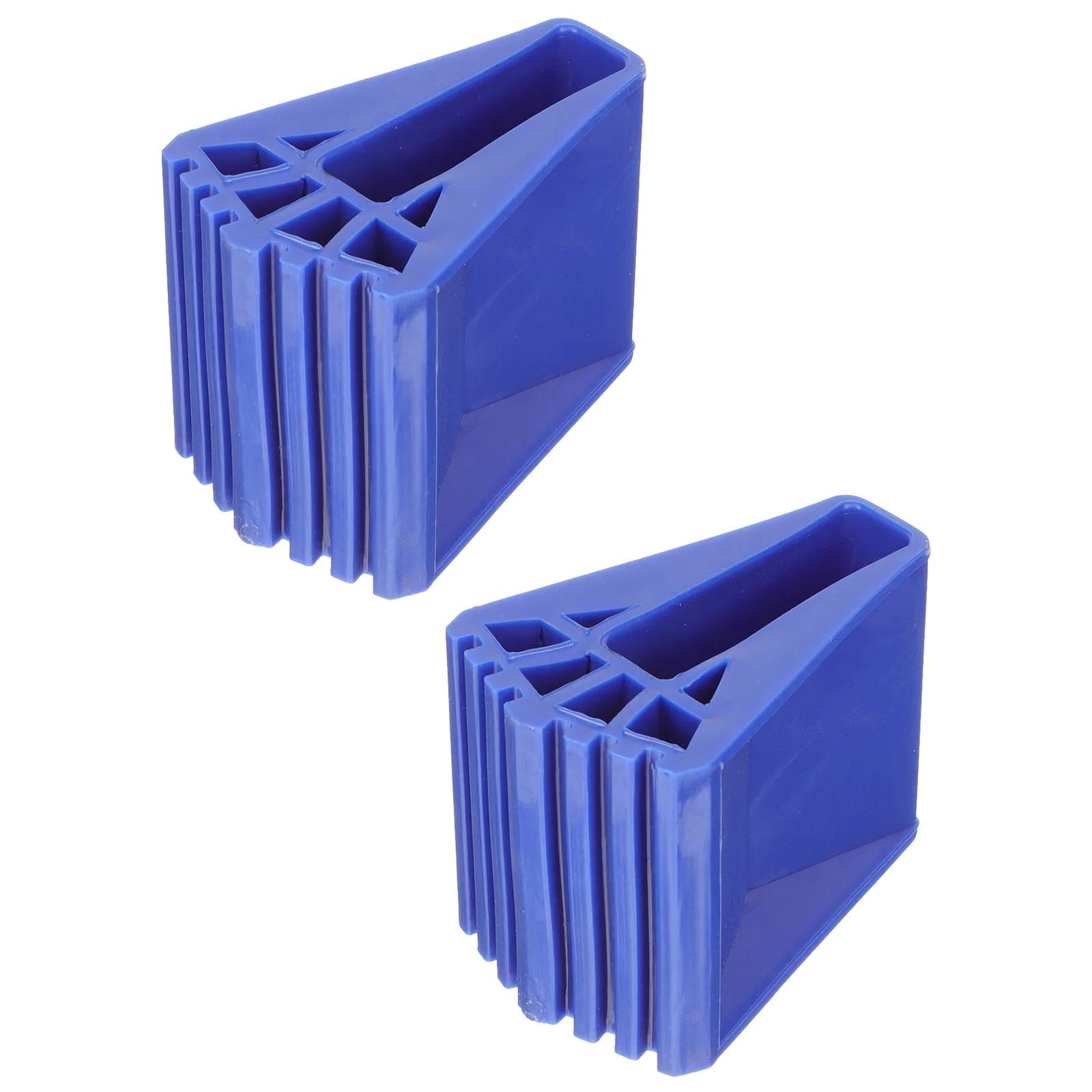 Ioensy - 2x Pies De Escalera Cubierta Antideslizante Pies De Escalera Telescópicos Para Pisos De Madera Alfombra Azul