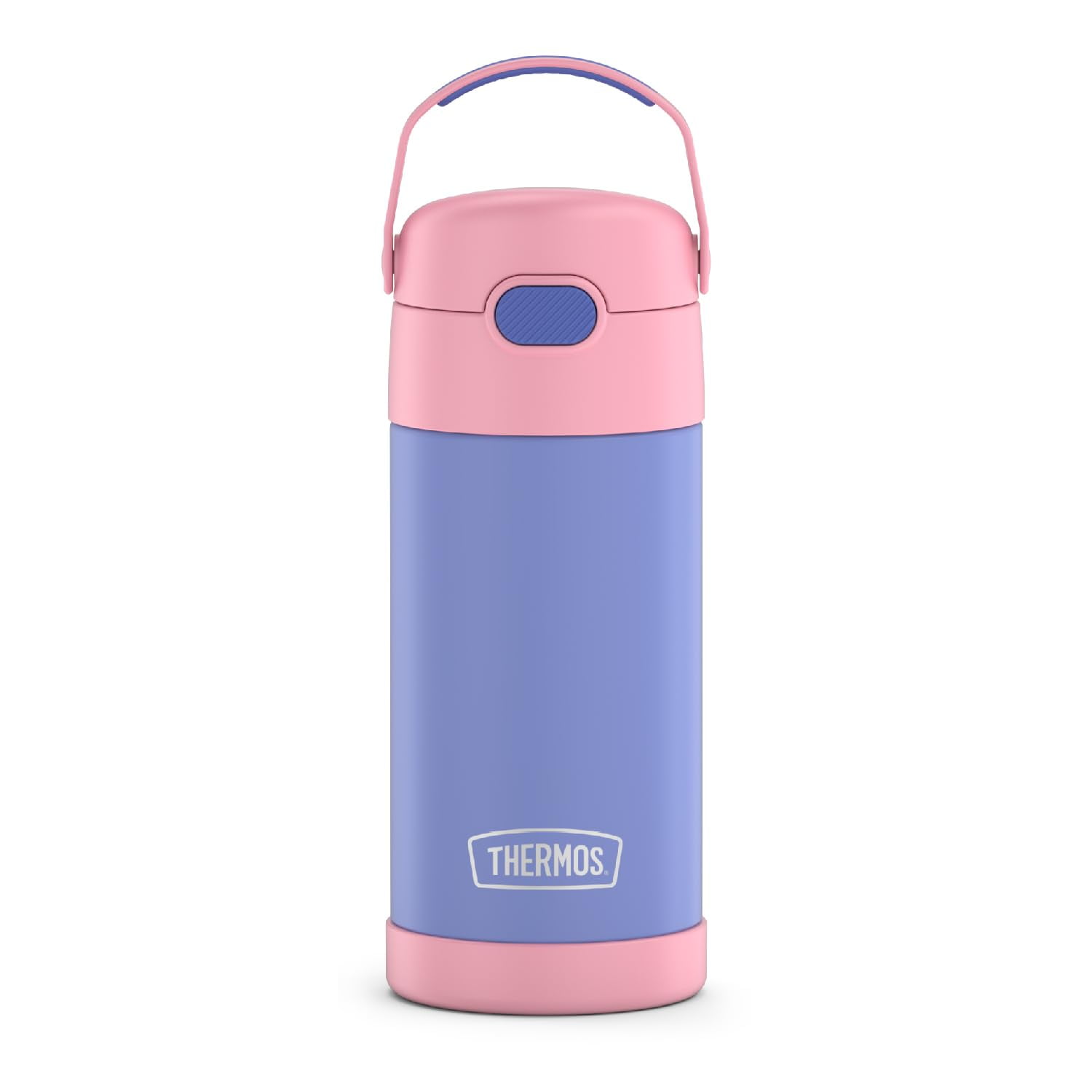 Botella De Agua Thermos Funtainer 12 Oz Púrpura/rosa Para Niños