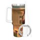 thumbnail image 3 of Millie la Magnífica Vaso aislado de acero inoxidable con asa, diseño temático, regalo para familia, amigos y fans; incluye pajita y encaja en el portavasos estándar, 40 oz, 3 of 6