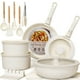 thumbnail image 1 of Set de Ollas y Sartenes Astercook 21 Unidades Cerámica Antiadherente Crema, 1 of 3