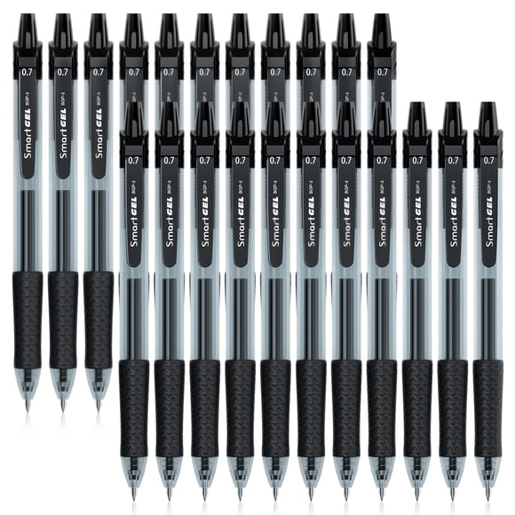 Smart Color Art Bolígrafos de gel 45‑unidades negro punta media