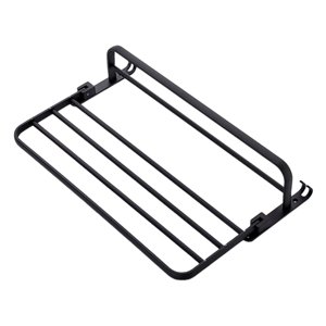 Magideal - Estante De Negro Toallero Organizador Plegable Montaje En Pared 60 Cm Aleación De Aluminio Duradera Girar Estilo Moderno A Prueba De