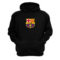 Genérico - Polerón Canguro Barcelona Negro Talla M Unisex