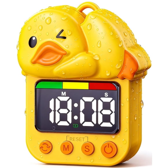 Temporizador Dolidream Patito Visual Resistente al Agua IPX5