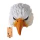 thumbnail image 1 of Máscara de disfraz de medio rostro de águila YU FENG de látex, 1 of 6