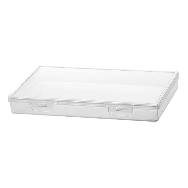 Caja De Almacenamiento De Imágenes Con Tapa, Contenedor Transparente Para Tarjetas Fotográficas, Postales, 770ml