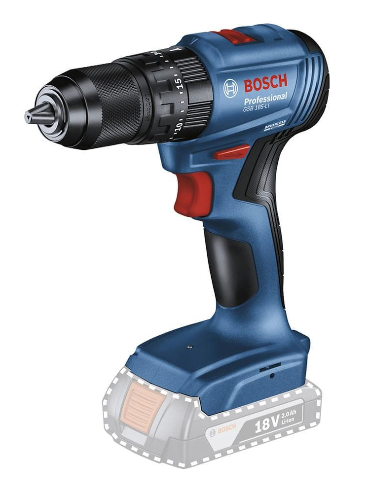 Bosch - Taladro Percutor 1/2 Gsb 185-Li 18V 2 Baterías Maletín