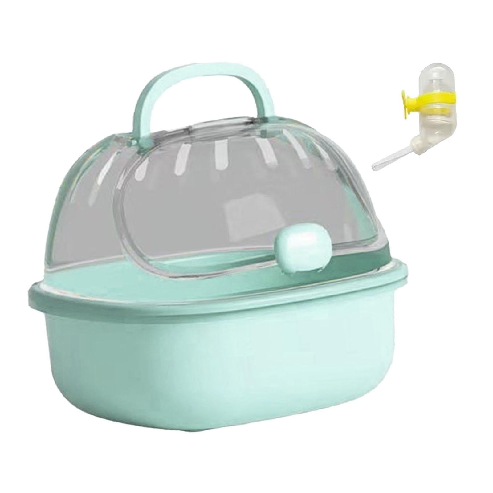 Magideal - Jaula De Transporte Para Hámster, Bolsa Transportadora Para Animales Pequeños, Accesorios Para Hámster, Transportador De Viaje Para Hámster Para Raton Azul