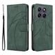 thumbnail image 4 of Funda tipo cartera con tapa para Motorola MOTO G77 5G con tarjetero, soporte y cubierta magnética Verde, 4 of 4