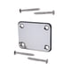thumbnail image 5 of 1 set placa de cuello de guitarra para guitarra eléctrica reemplazo de bajo plata, 5 of 5