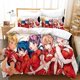 thumbnail image 1 of Food Wars Soft G Quilt Duvet Cover Set Bedspread Bed Linen Comforter Cover3-Piece Bedding Set, 1 of 5