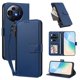thumbnail image 2 of Funda con Billetera para [TCL 50 NxtPaper 5G] con Bolsillo Zipper y Tarjetero Azul, 2 of 6