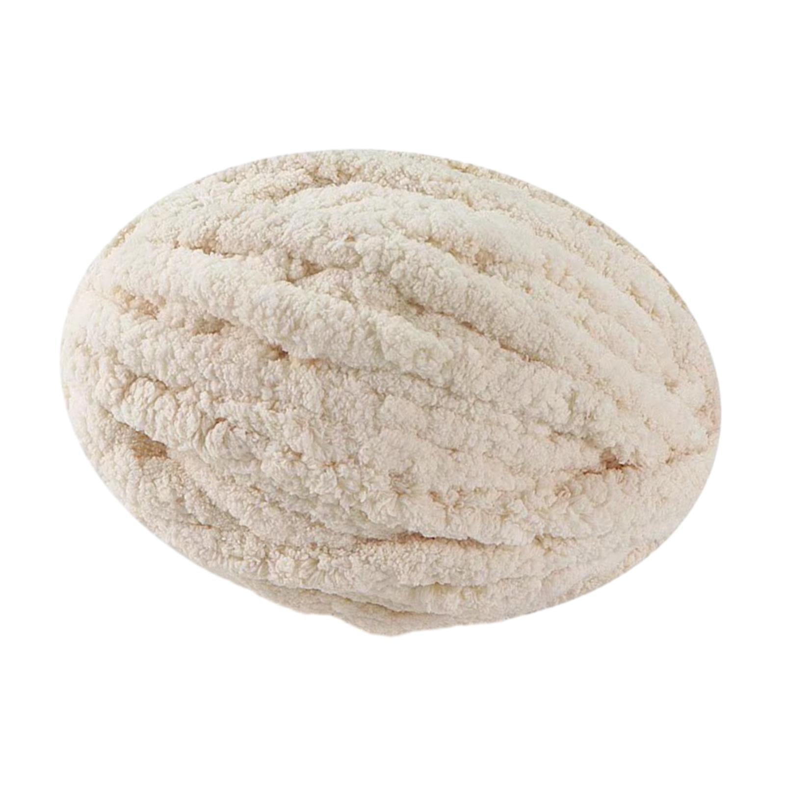 Bothyi - Hilo Grueso Y Grueso De Poliéster Para Tejer Mantas Y Alfombras, Color Beige