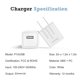 thumbnail image 3 of Cargador de pared Pantom de un solo puerto con cable de 1,5 m para iPhone, 3 of 7