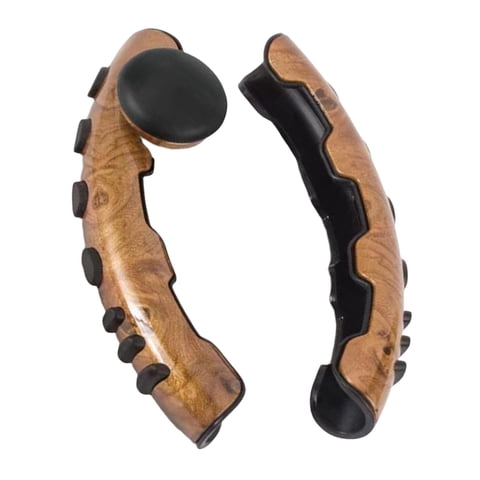 Ioensy - Funda Para Volante De Coche Cómoda De Agarrar Antideslizante Para Vehículo Marrón Con Bola