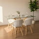 thumbnail image 1 of Comedor Mesa Rectangular Greta 140x90 + 4 Sillones Rubik Blanco, 1 of 2