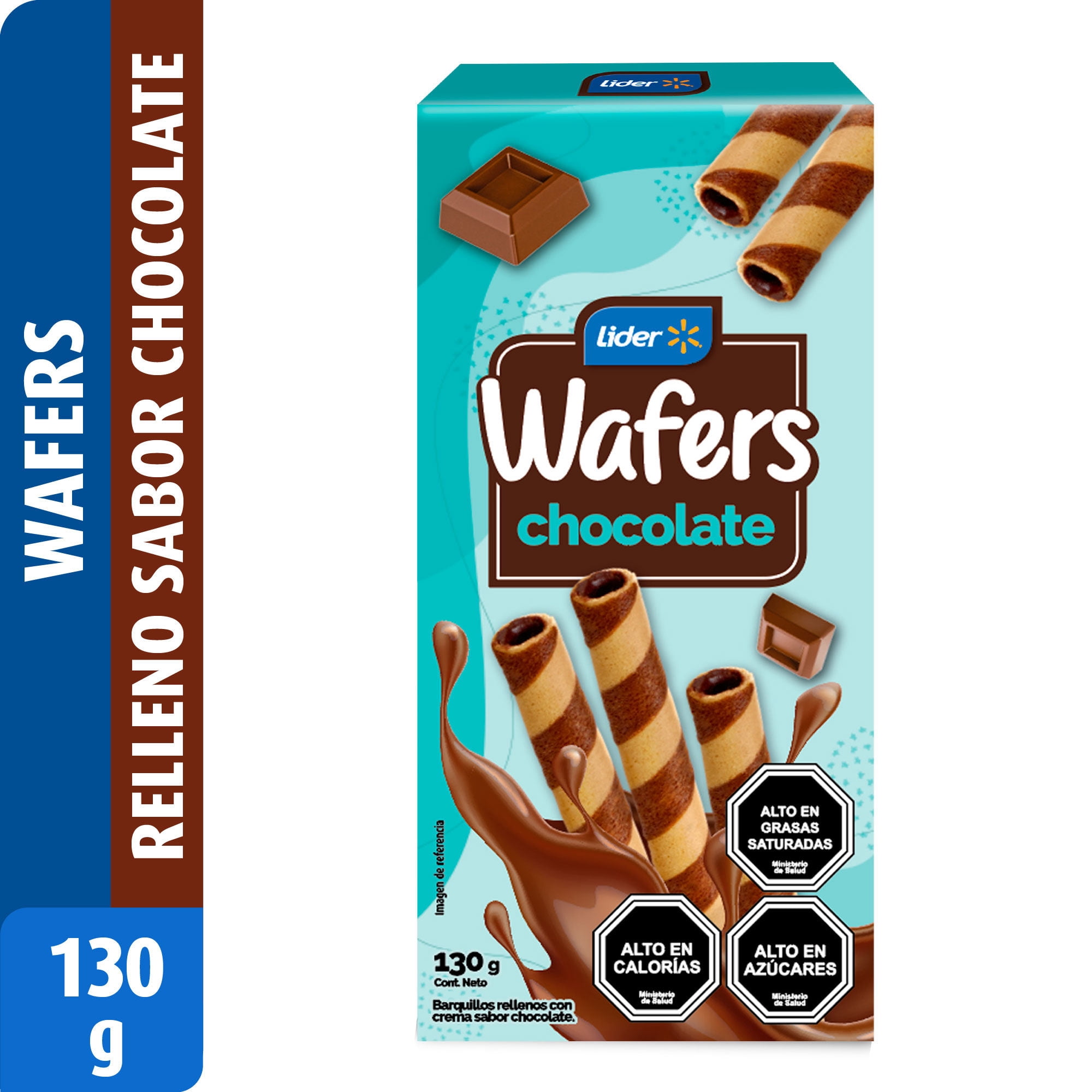 Wafers Chocolate 130 g Lider
