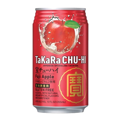 Takara Chu-Hi Manzana 350Ml - Cocktail Listo Para Beber
