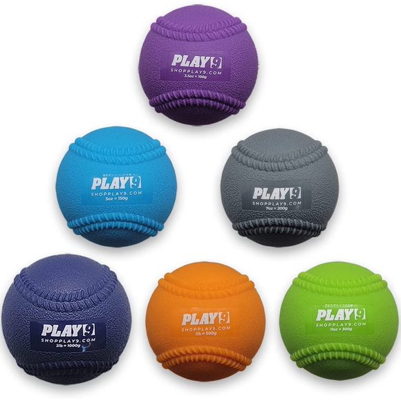 Plyoballs SHOP PLAY 9 – Set de 6 pelotas de béisbol con peso