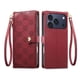 thumbnail image 1 of Funda Billetera con Cierre para [iphone 17 Pro] con Tarjetero, Soporte y Correa de ManoRojo, 1 of 5