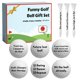 thumbnail image 1 of Set de Regalo HahaHome: 6 Pelotas de Golf + Tees + Marcador, 1 of 6