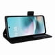 thumbnail image 3 of Funda Cartera para Motolora Moto G57 Tapa Flip con Ranuras y Soporte Negro, 3 of 5