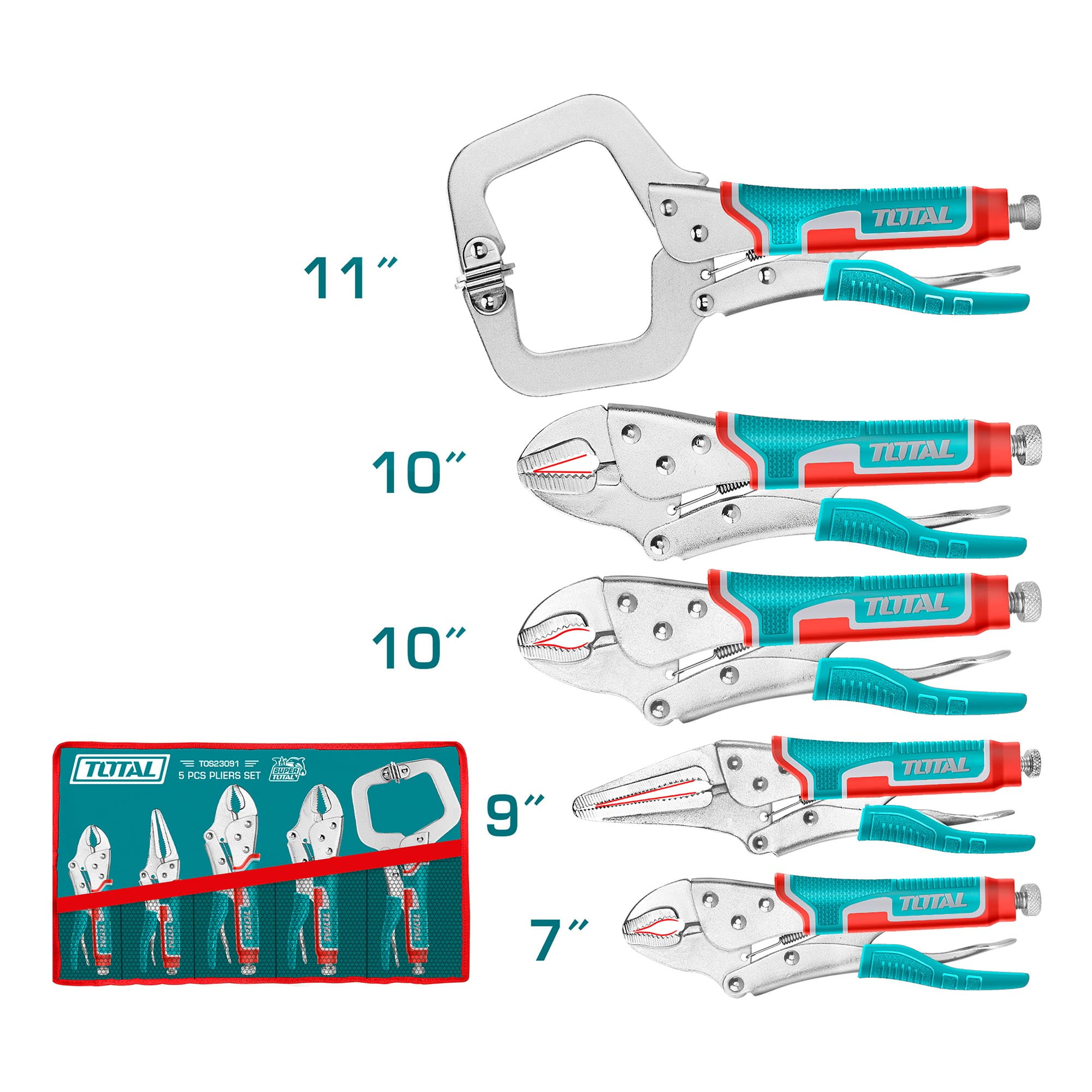 Set De Alicates De Presion Total