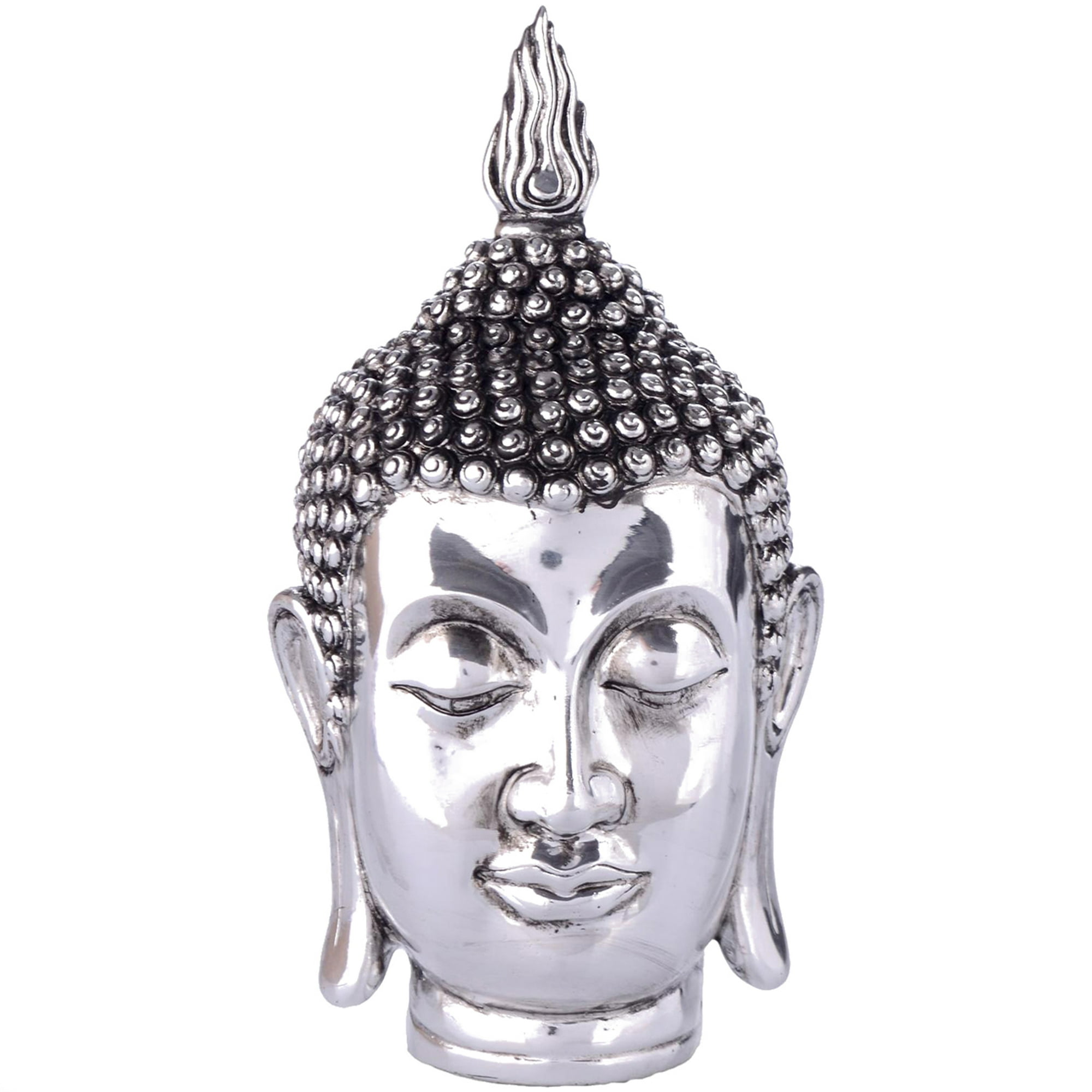 Mallorca - Figura Decorativa Buda Cabeza Jodhpur Silver
