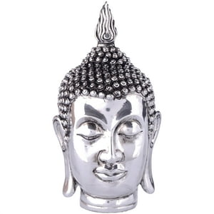 Mallorca - Figura Decorativa Buda Cabeza Jodhpur Silver