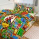 thumbnail image 1 of Mario Print Bedding Set Pattern Duvet Cove Set 3 Pieces 1 Quilt Cover And 2 Pillowcases for Women Men Teens, 1 of 5
