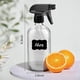 thumbnail image 5 of Botella rociadora de vidrio Worldgsb de 500 ml, recargable, con boquilla, transparente, 5 of 7