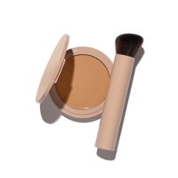 No Makeup Makeup - Base De Maquillaje Sin Maquillaje De Larga Duración Con Cepillo Duo