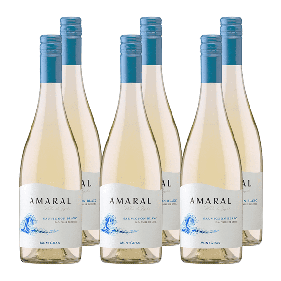 Vino Amaral Sauvignon Blanc 750cc x6
