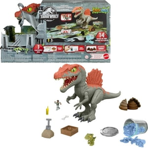 Figura De Acción Mattel Jurassic World Crasher Spinosaurus