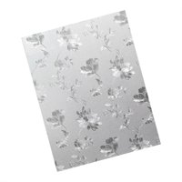 Magideal - Película Decorativa Para Ventanas, Película Decorativa Para Ventanas Con Forma De Flor, Pegatinas Decorativas Para El Hogar, Para Baño, Puerta, Ventan