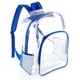 thumbnail image 1 of Mochila transparente Fomaris Mochilas transparentes para la escuela (azul), 1 of 7
