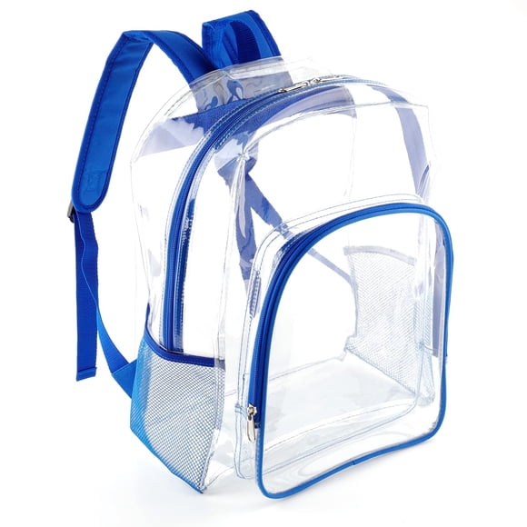 Mochila transparente Fomaris Mochilas transparentes para la escuela (azul)