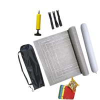 Magideal - Wandteppich De Rompecabezas Enrollable De 2000 Piezas Enrolle Su Rompecabezas: Wandteppich De Almacenamiento Portátil Con Compartimento De Clasificación Y Bolsa Gris