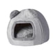thumbnail image 4 of Tienda De Campaña Para Perros, Refugio Para Mascotas, Nido Para Gatos Con Calentamiento Automático, Cueva Para Cachorros, Para Perros Y Gatitos, Para Exteriores, Color Gris, 4 of 5