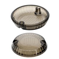 Magideal - Cubierta De Lente De Señal Para Motocicleta, 2 Uds., Mt274-002, Piezas De Repuesto Para W650 Zn700-, Fácil Instalación, Rendimiento , Smoke Fumar