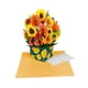 thumbnail image 2 of Tarjeta De Felicitación Con Ramo De Flores De Papel 3D, Tarjeta Del Día De La Madre Para Mamá, Esposa, Hija, Girasol, 2 of 3