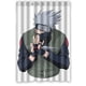 thumbnail image 1 of Cortina de ducha de Anime Naruto, juego de cortina de baño con ganchos, tamaño 48 x 72 pulgadas, 1 of 3