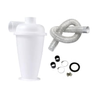 Magideal - Colector De Polvo Con Filtro Ciclónico, Herramienta De Eliminación De Polvo Con Tubo De Succión, Repuestos Para Aspiradoras Caseras Para Desechos De C Con Manguera De 2M