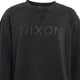 thumbnail image 4 of Polerón Hombre Nixon Zipper Black Logo Back Rainbow, 4 of 5