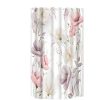 Genérico - Cortina Para Baño Mas Forro De Ducha V6