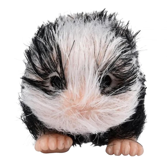Muñeca de Panda Animal Reborn, Mini muñeca de bebé de silicona, Panda de silicona para decoración del hogar, regalo de cumpleaños, fiesta para niños y
